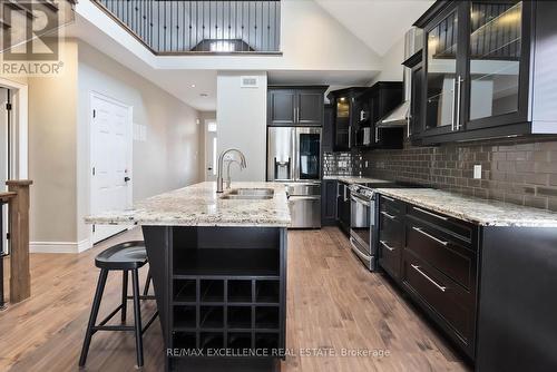 82 Wilkes Street, Brantford, ON - Indoor Photo Showing Kitchen With Double Sink With Upgraded Kitchen