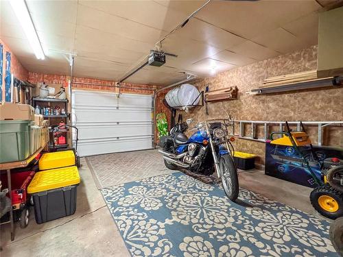 74 Elmdale Boulevard, Brandon, MB - Indoor Photo Showing Garage