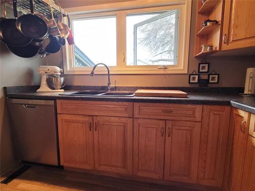 111 Wilkinson Crescent, Portage La Prairie, MB - Indoor Photo Showing Kitchen With Double Sink