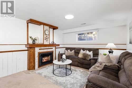 4 Penfound Drive, Clarington (Bowmanville), ON - Indoor Photo Showing Living Room With Fireplace