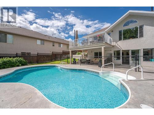 2011 Sandpiper Lane, Penticton, BC - Outdoor With In Ground Pool With Deck Patio Veranda