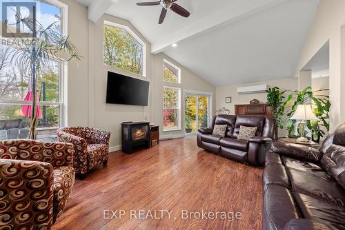 17682 Loyalist Parkway, Prince Edward County (Hillier), ON - Indoor Photo Showing Living Room With Fireplace