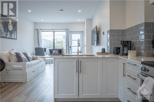 220 Mcarthur Avenue Unit#1, Ottawa, ON - Indoor Photo Showing Kitchen With Double Sink