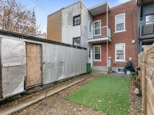 Backyard - 2381  - 2383 Av. D'Orléans, Montréal (Mercier/Hochelaga-Maisonneuve), QC - Outdoor With Exterior