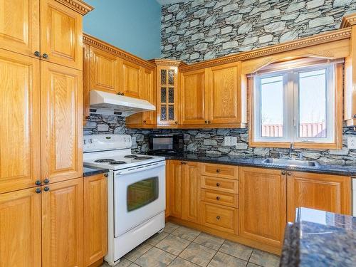 Cuisine - 615 Rue Duchesneau, Laval (Saint-François), QC - Indoor Photo Showing Kitchen With Double Sink