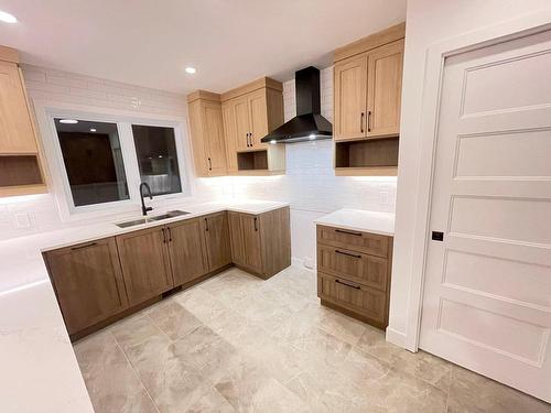 Kitchen - 6535 Rue Poitou, Brossard, QC - Indoor Photo Showing Kitchen With Double Sink