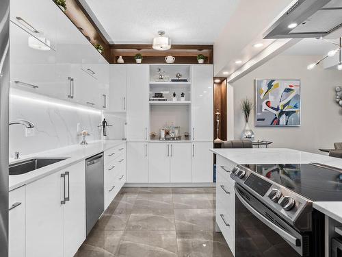 Kitchen - 109-4520 Prom. Paton, Laval (Chomedey), QC - Indoor Photo Showing Kitchen With Upgraded Kitchen