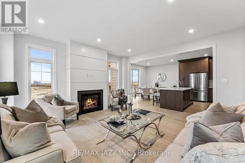 2196 Verne Bowen Street, Oshawa (Kedron), ON - Indoor Photo Showing Living Room With Fireplace