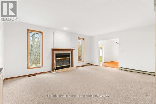 64 Morgan Road, Belleville, ON - Indoor Photo Showing Living Room With Fireplace