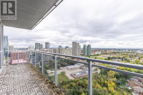 2402 - 223 Webb Drive, Mississauga, ON - Outdoor With Balcony With View