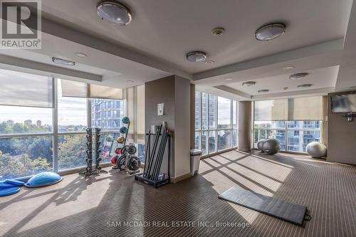 2402 - 223 Webb Drive, Mississauga, ON - Indoor Photo Showing Gym Room