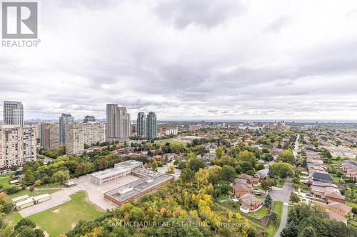 2402 - 223 Webb Drive, Mississauga, ON - Outdoor With View