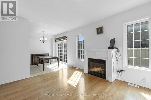 93 Education Road, Brampton, ON - Indoor Photo Showing Living Room With Fireplace