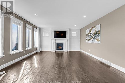 3805 St. Francis Crescent, Lasalle, ON - Indoor Photo Showing Living Room With Fireplace