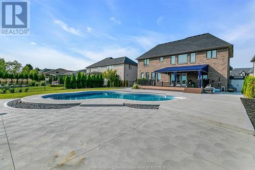 3805 St. Francis Crescent, Lasalle, ON - Outdoor With In Ground Pool