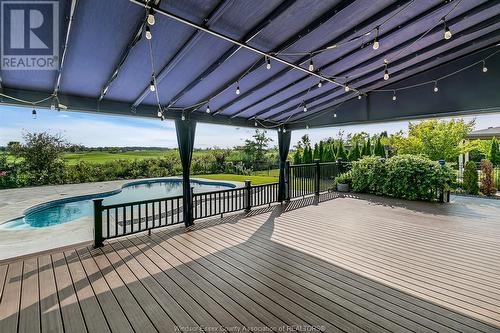 3805 St. Francis Crescent, Lasalle, ON - Outdoor With In Ground Pool With Exterior