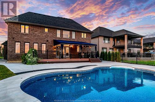 3805 St. Francis Crescent, Lasalle, ON - Outdoor With In Ground Pool