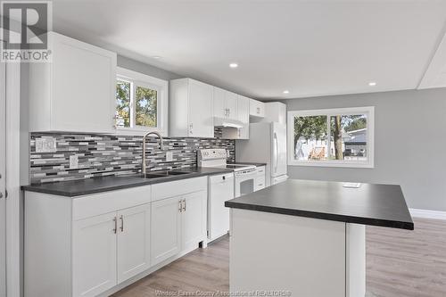 209 Dana Drive, Essex, ON - Indoor Photo Showing Kitchen With Double Sink