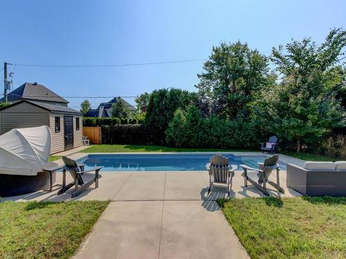 Cour - 3336 Rue De La Viorne, Saint-Bruno-De-Montarville, QC - Outdoor With In Ground Pool With Backyard