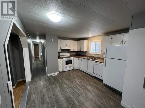 4107 E 53 Avenue, Fort Nelson, BC - Indoor Photo Showing Kitchen With Double Sink