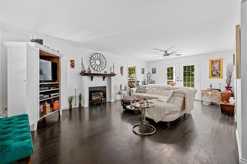 8765 Forsberg Road, Vernon, BC - Indoor Photo Showing Living Room With Fireplace