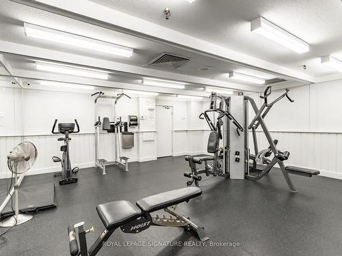 316-1333 Bloor St, Mississauga, ON - Indoor Photo Showing Gym Room