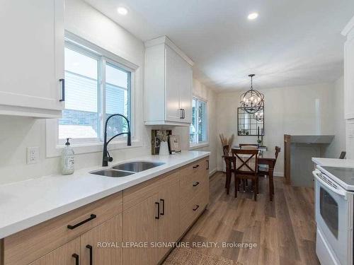 Main-55 Burness Dr, St. Catharines, ON - Indoor Photo Showing Kitchen With Double Sink