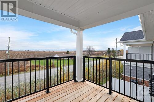 Balcony off bedroom - 220 Pilot Private, Ottawa, ON - Outdoor With Balcony With Exterior