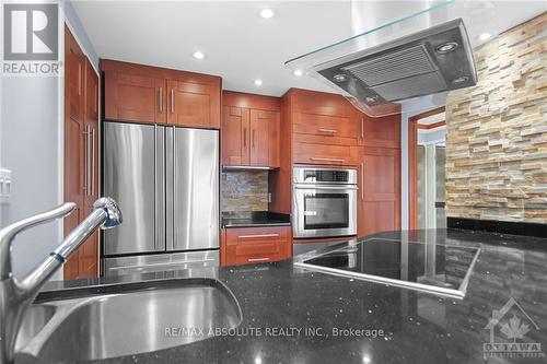 702 - 2019 Carling Avenue, Ottawa, ON - Indoor Photo Showing Kitchen With Double Sink