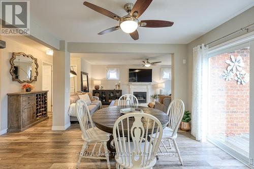 28 David Street, Ingersoll, ON - Indoor Photo Showing Dining Room With Fireplace