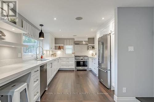 50 Burnet Street, Oakville (Old Oakville), ON - Indoor Photo Showing Kitchen With Stainless Steel Kitchen With Upgraded Kitchen