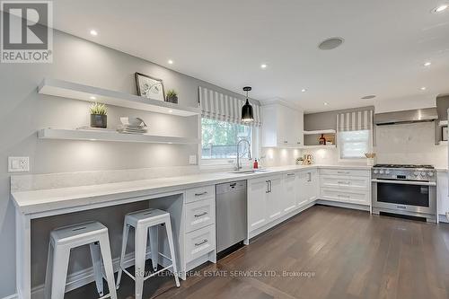 50 Burnet Street, Oakville (Old Oakville), ON - Indoor Photo Showing Kitchen With Stainless Steel Kitchen With Upgraded Kitchen