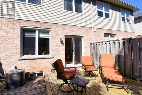 81 Valridge Drive Unit# 36, Ancaster, ON - Outdoor With Deck Patio Veranda With Exterior