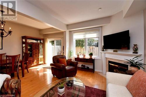 81 Valridge Drive Unit# 36, Ancaster, ON - Indoor Photo Showing Living Room With Fireplace