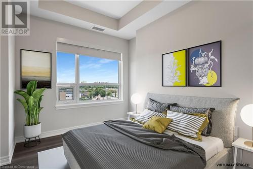 Virtually Staged Bedroom 2 - 121 #8 Highway Unit# 516, Stoney Creek, ON - Indoor Photo Showing Bedroom