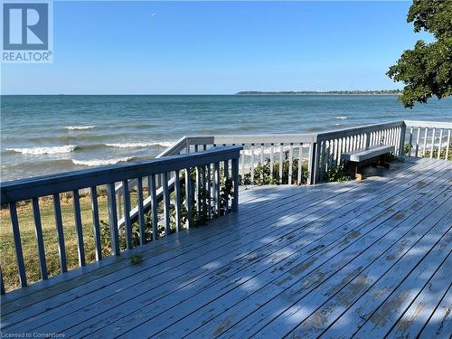 13171 Lakeshore Road, Wainfleet, ON - Outdoor With Body Of Water With Deck Patio Veranda With View