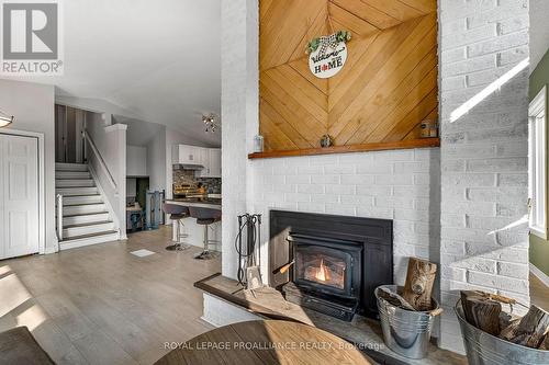 1200 Fish And Game Club Road, Quinte West, ON - Indoor Photo Showing Living Room With Fireplace