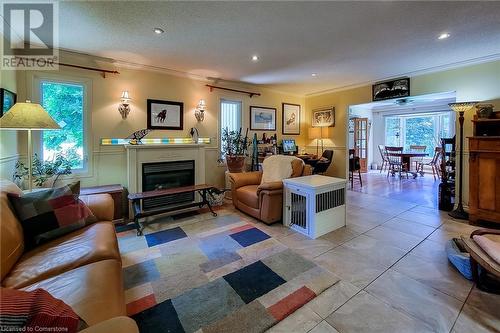 120 Pauline Johnson Road, Caledonia, ON - Indoor Photo Showing Living Room With Fireplace