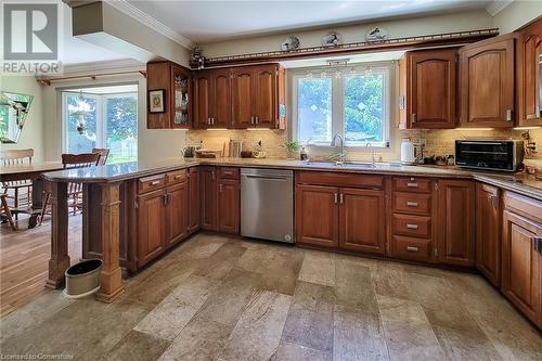 120 Pauline Johnson Road, Caledonia, ON - Indoor Photo Showing Kitchen With Double Sink