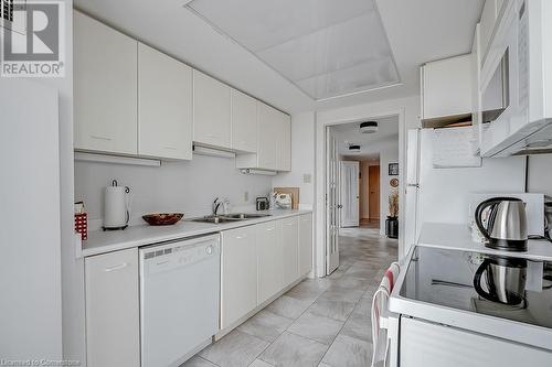 415 Locust Street Unit# 1001, Burlington, ON - Indoor Photo Showing Kitchen With Double Sink