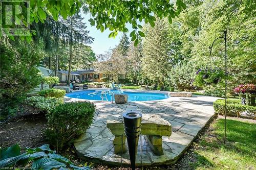 194 Wilson Street E, Ancaster, ON - Outdoor With In Ground Pool