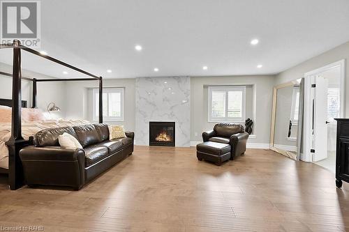 183 Diiorio Circle, Ancaster, ON - Indoor Photo Showing Living Room With Fireplace