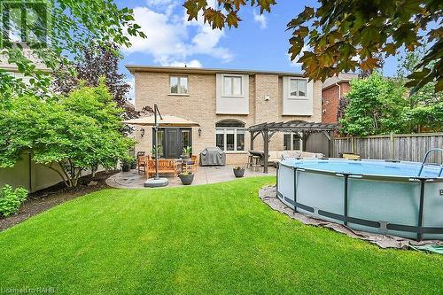 183 Diiorio Circle, Ancaster, ON - Outdoor With Above Ground Pool With Backyard