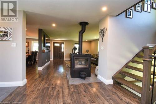 1620 Regional Rd 9 Road, Caledonia, ON - Indoor With Fireplace