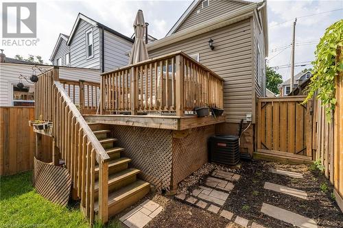 195 Wood Street E, Hamilton, ON - Outdoor With Deck Patio Veranda With Exterior