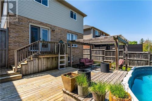 3 Muscat Drive, Grimsby, ON - Outdoor With Above Ground Pool With Deck Patio Veranda With Exterior