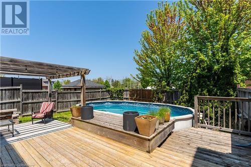 3 Muscat Drive, Grimsby, ON - Outdoor With Above Ground Pool With Exterior