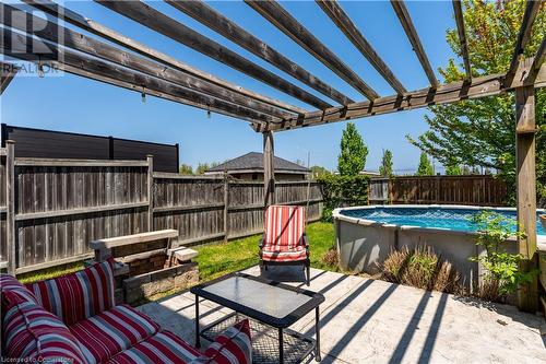 3 Muscat Drive, Grimsby, ON - Outdoor With Above Ground Pool