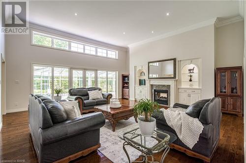 53 Ranch Road, Brantford, ON - Indoor Photo Showing Living Room With Fireplace