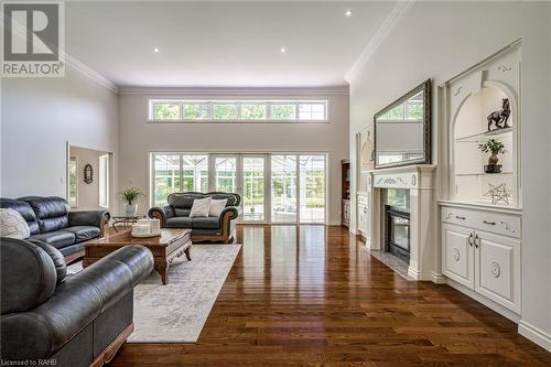 53 Ranch Road, Brantford, ON - Indoor Photo Showing Living Room With Fireplace